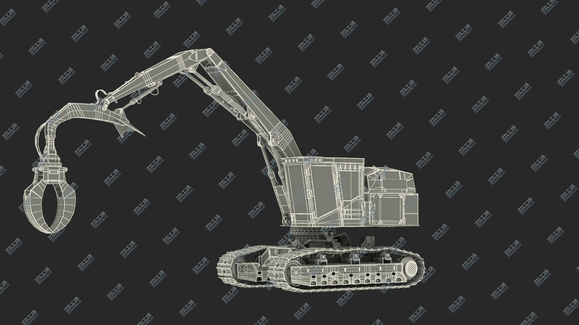 images/goods_img/20210313/3D Tigercat 855D Tracked Knuckleboom Loader Dirty Rigged model/5.jpg